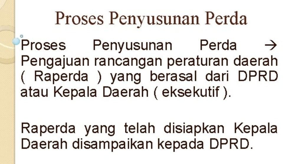 Bagaimana Proses Pengajuan Rancangan Perda di DPRD?