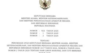 Cuti bersama Cuti bersama 18 Agustus 2025