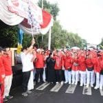 Jalan sehat HUT ke-80 RI