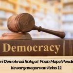 Pendidikan kewarganegaraan demokrasi
