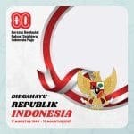 Twibbon HUT Ke-80 RI