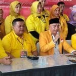 DPD tingkat II partai golkar Kepahiang saat diwawancarai tentang Prabowo Airlangga