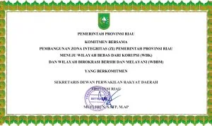 KOMITMEN ZONA INTEGRITAS SEKWAN 4