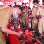 peresmian sman 1 guru lombok prasasti
