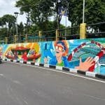 Mural Gubeng Pojok usai diperbaiki 3