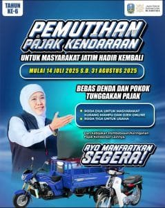 Pemerintah Provinsi Jawa Timur Gelar Pemutihan Pajak Kendaraan Bermotor 2025 239x300 1