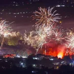 Pesta Kembang Api Tahun Baru 2025 di Bekasi