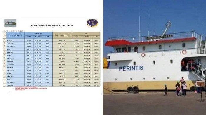 Jadwal dan Rute KM Sabuk Nusantara 82 di Sulawesi Tenggara Mulai 26 Juni hingga 5 Juli 2024