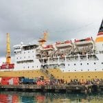 Kapal Motor KM Gunung Dempo sandar di Pelabuhan Manokwari