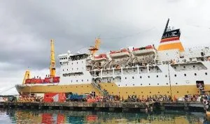 Kapal-Motor-KM-Gunung-Dempo-sandar-di-Pelabuhan-Manokwari.jpg Jadwal Kapal Pelni ,KM Gunung Dempo