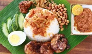 Nasi lemak Malaysian Coconut milk rice 1