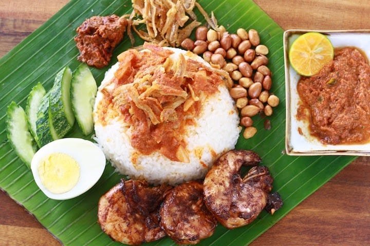 Nasi lemak Malaysian Coconut milk rice