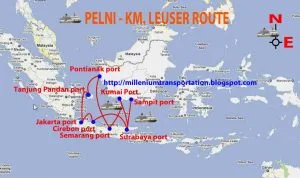Rute Laut Surabaya-Sorong