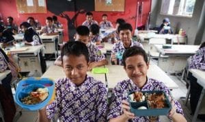Simulasi program makan siang gratis