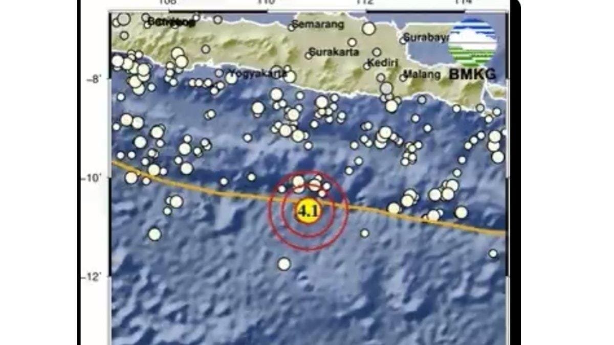 gempa terjadi di pacitan jawa timur malam ini selasa 9 mei 2023