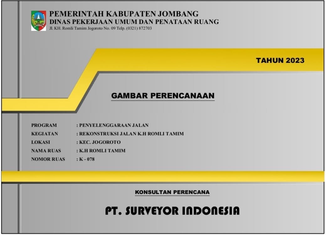 rekontruksi jalan kh romli tamim