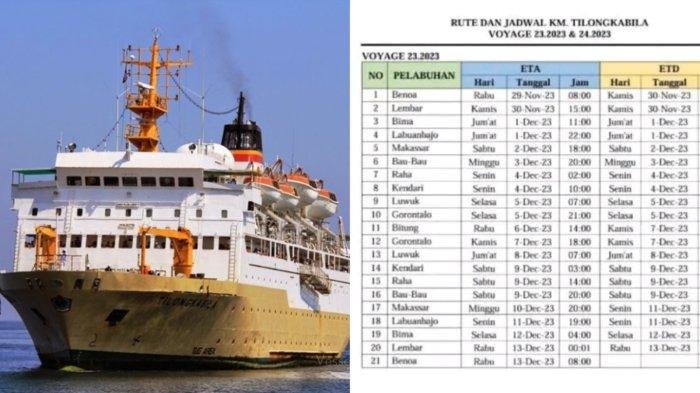 Jadwal Kapal Laut Pelni KM Tilongkabila