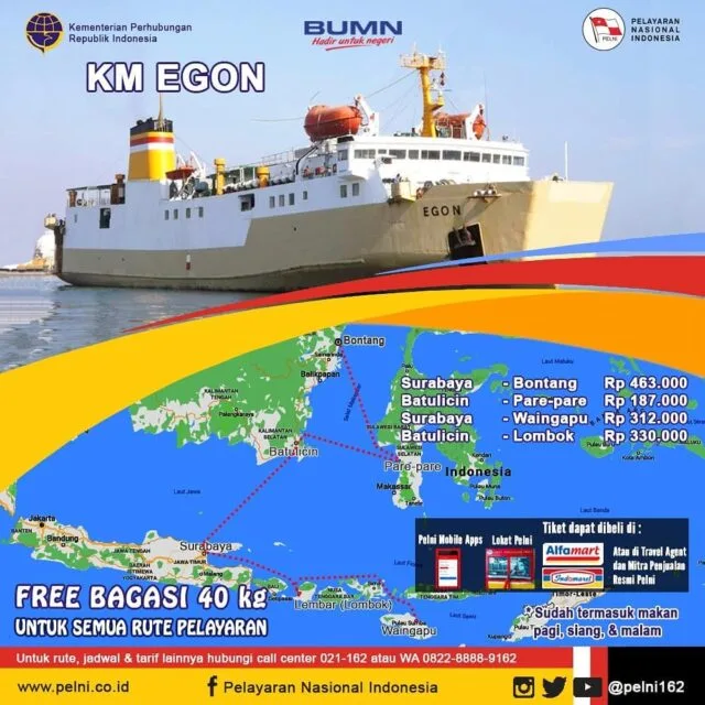 Jadwal Kapal Pelni KM Tilongkabila