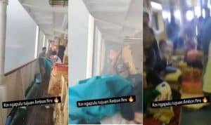 KM Nggapulu terbakar