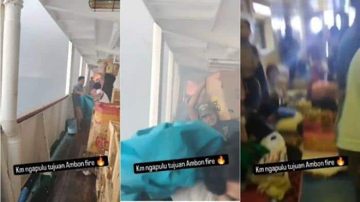 KM Nggapulu terbakar