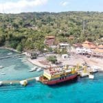 Kapal RORO Nusa Jaya Abadi yang setiap hari melayani penyebrangan barang ke Nusa Penida