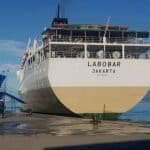 Km Labobar berlabuh di Pelabuhan Yos Sudarso