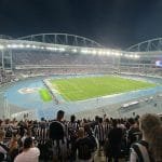 botafogo game at nilton santos stadium
