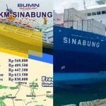 jadwal Rute Kapal KM Sinabung di Kota Baubau Sulawesi Tenggara