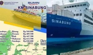 jadwal Rute Kapal KM Sinabung di Kota Baubau Sulawesi Tenggara