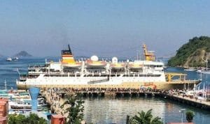 km tilongkabila saat sandar di labuan bajo