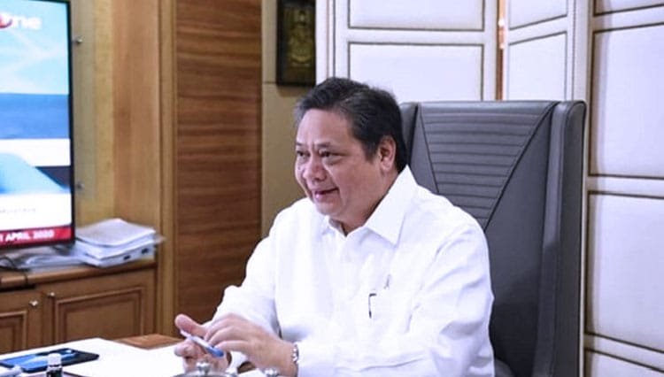 Menteri Koordinator Menko Bidang Perekonomian RI Airlangga Hartarto