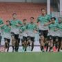 Persebaya Surabaya menjalani latihan sebelum melawan RANS Nusantara