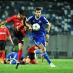 abbasov l of azerbaijan s gabala competes during 317530