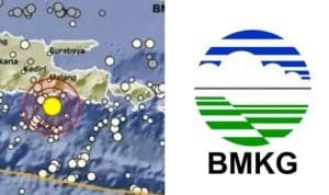gempa bumi guncang tenggara Kabupaten Malang Jawa Timur