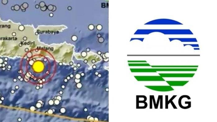 gempa bumi guncang tenggara Kabupaten Malang Jawa Timur