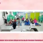masyarakat desa serang sebagai mitra dalam program pendidikan kesehatan ibu hamil dan anak