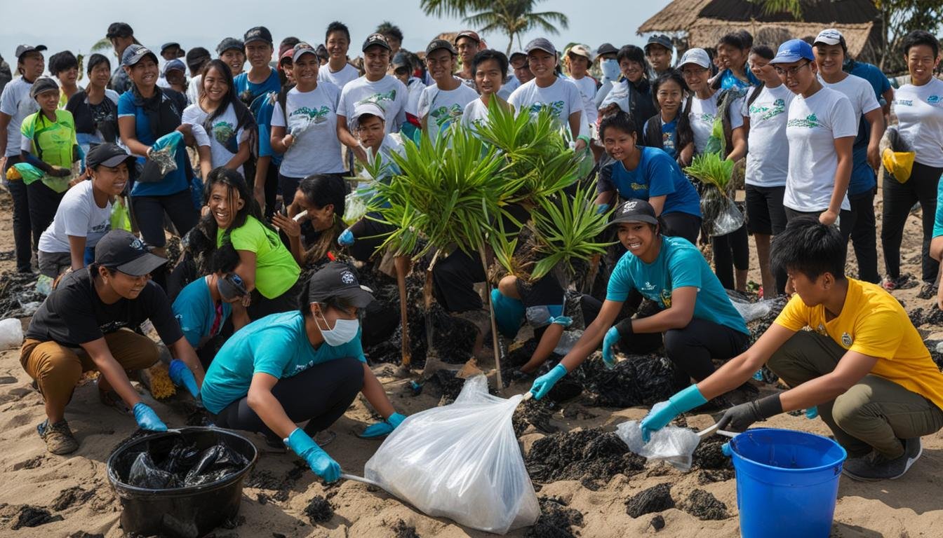 Surabaya volunteer opportunities at environmental projects or community centers