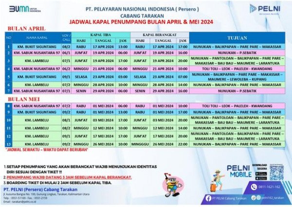 jadwal.kapal .penumpang.bulan .april .dan .mei .2024
