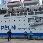kapal Pelni bersandar di Pelabuhan Manokwari Sabtu 21122024 sore