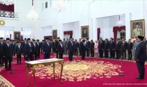 pelantikan kabinet merah putih