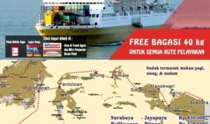 rute kapal KM Labobar