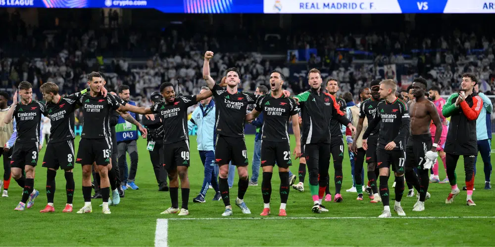Arsenal reach Champions League semi final after Real Madrid win