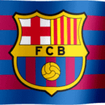 FC Barcelona flag