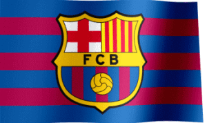 FC Barcelona flag
