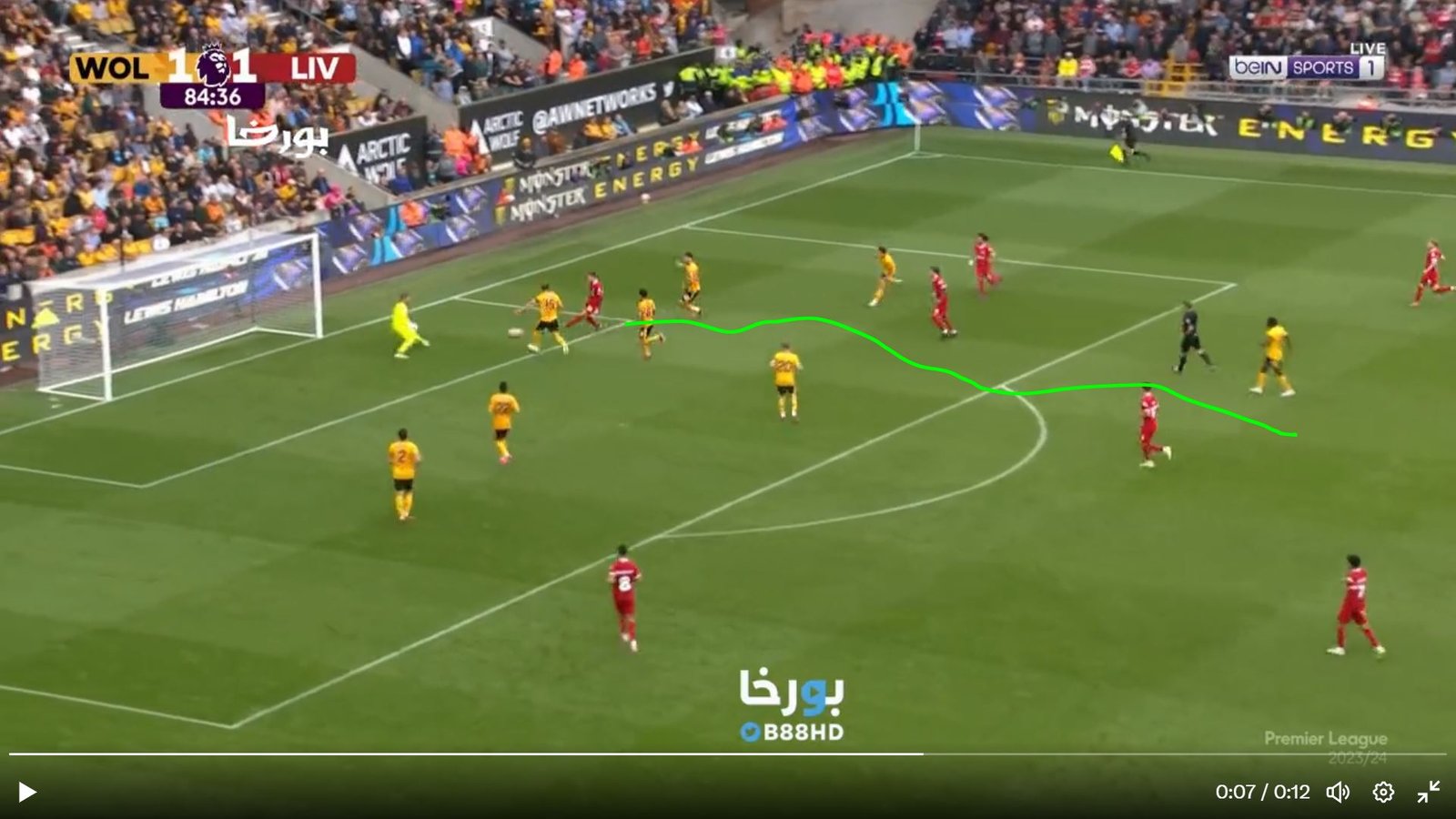 Jalur Andy Robertson berlari