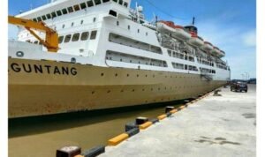 KM Bukit Siguntang dalam agenda berlayar