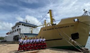 Rute kapal perintis KM Sabuk Nusantara 35 dari Pelabuhan Tobelo