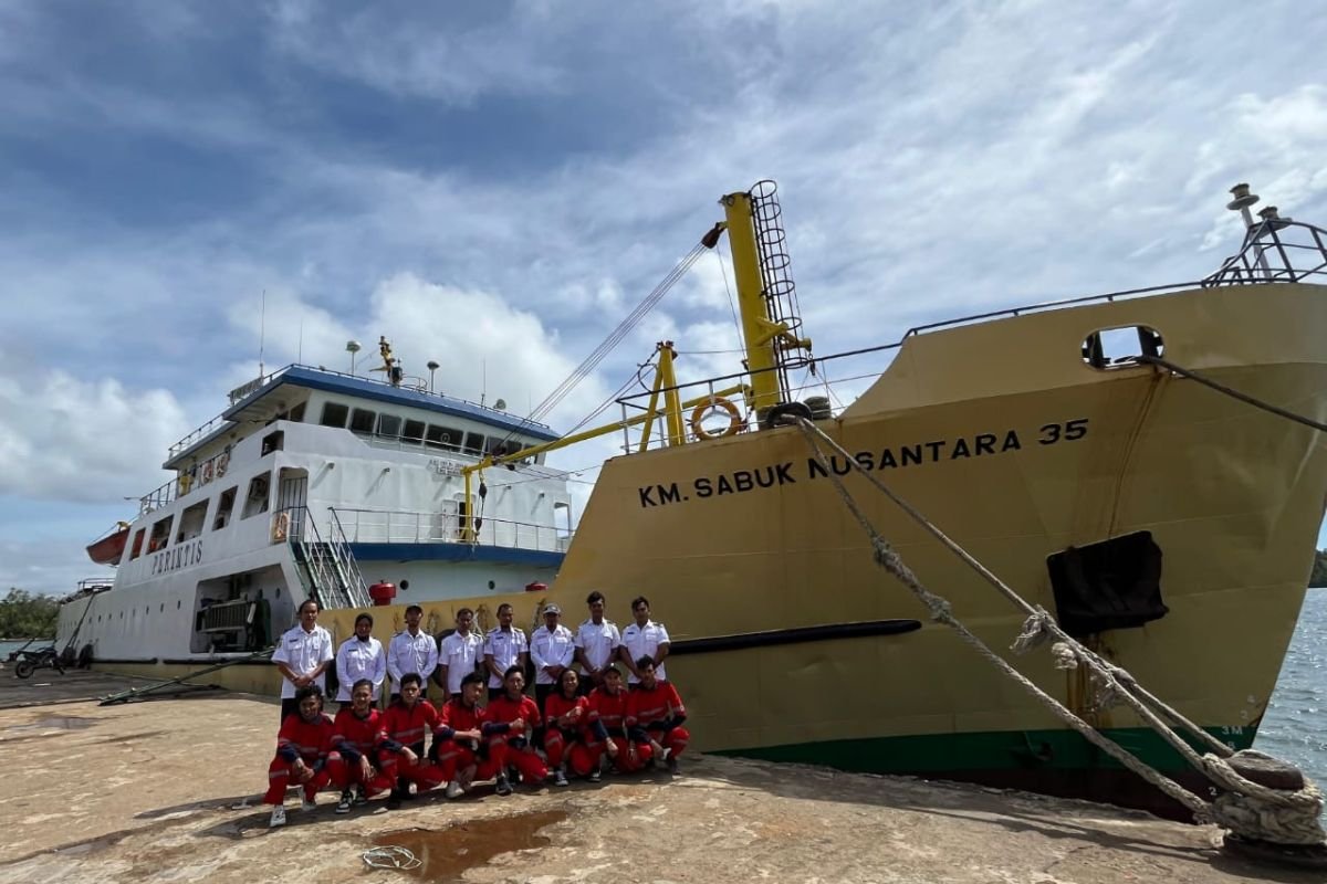 Rute kapal perintis KM Sabuk Nusantara 35 dari Pelabuhan Tobelo