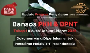 update proses penyaluran dana bansos pkh dan bpnt tahap 1 2025 melalui pt pos indonesia